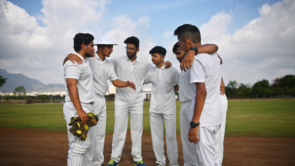Image of players learning from best cricket academy in Vijayawada